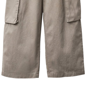 Pantalones Cargo de Mezclilla para Niños, Mezcla de Mezclilla Elástica de Alta Calidad, Tacto Suave, Ropa Casual Urbana para Pedidos al por Mayor, Diseño Elegante 2026 - Product Image 4