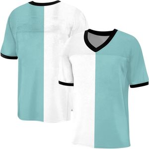 Camiseta de fútbol americano personalizada OEM impresión por sublimación secado rápido corto al por mayor para la escuela uso universitario tela de malla de poliéster - Product Image 3