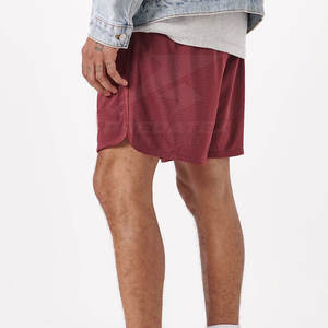 Short de course en maille de polyester respirant à motif uni et décontracté pour hommes vente en gros de shorts - Product Image 6