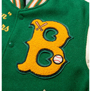 2025 Wholesale <b>Men</b> <b>Varsity</b> <b>Jackets</b> Letterman <b>Jackets</b> Custom Baseball Embroidery Patches Letterman <b>Varsity</b> <b>Bomber</b> <b>Jacket</b> - Product Image 6