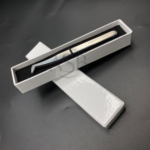 แหนบขนตาปลอมสำหรับต่อขนตาแหนบแบบฟันปลาด้ามแข็งแบบมืออาชีพแหนบขนตาปลอมจากญี่ปุ่น - Product Image 2