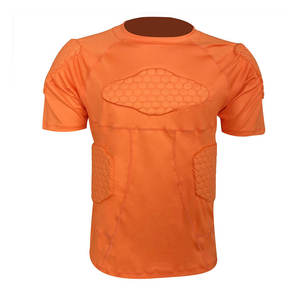 <b>Men</b> Football Gear Compression <b>Shirt</b> with Impact Padding <b>Padded</b> Football <b>Shirt</b> for High-Performance Protection and Comfort - Product Image 4