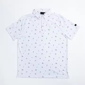 . Polo de golf pour hommes style manches courtes avec col conçu pour les sports de plein air de voyage de fitness et le confort décontracté - Product Image 1