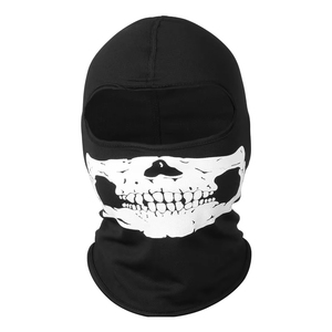 Masque en soie de protection solaire pour le cyclisme en plein air, design tête de mort, anti-poussière, cagoule personnalisée, respirant, séchage rapide, masque de ski personnalisé - Product Image 1