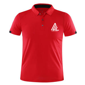 Chemise de golf pour homme en toile solide de haute qualité, en spandex/coton, avec logo personnalisé, respirante, brodée, décontractée, à manches courtes - Product Image 5