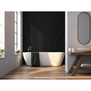Custom <b>Kitchen</b> Bathroom Vanity Tops Calacatta Quartz Natural Stone Countertops Carrara Hotel Project Prefab Cut <b>Wall</b> Boards - Product Image 1