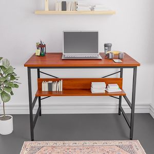 Elegante mesa de metal con estructura de acero sólido para entornos modernos - Product Image 5
