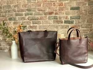 Sac fourre-tout en cuir véritable de luxe personnalisé grande capacité sac à main pour femmes sac à bandoulière Use-LTB-0051 quotidien - Product Image 5