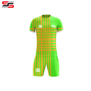 Uniformes de fútbol personalizables con colores y materiales personalizables en varias opciones para equipos y jugadores - Product Image 1