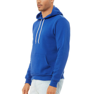 BELLA + CANVAS Sweat à capuche unisexe en polaire éponge-Sweat à capuche personnalisé Heather True Royal avec votre image pour hommes et femmes - Product Image 6