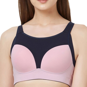 Breathable Women Sports <b>Bra</b> High Impact Padded Adjustable Straps Seamless Yoga Running Gym Fitness Workout Activewear - Product Image 1