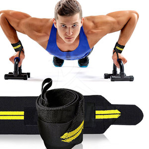 Bandes de poignet en néoprène avec logo personnalisé pour l'entraînement en salle de sport, la musculation, durables, confortables, résistantes à l'usure, de haute qualité - Product Image 3