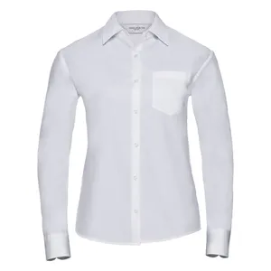 Polo a Maniche Lunghe in Cotone da Donna, Prodotto Promozionale per Merchandising Aziendale - Product Image 1