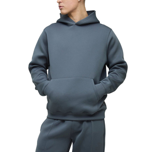 Ensemble survêtement brodé de haute qualité en gros avec logo personnalisé, deux pièces, sweat-shirt et pantalon de survêtement - Product Image 2