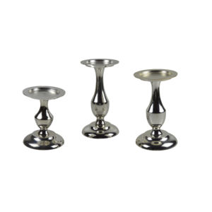 Nouveau modèle Design noir bougeoir décor de table vaisselle design bougeoir très plaqué finition décor design - Product Image 2