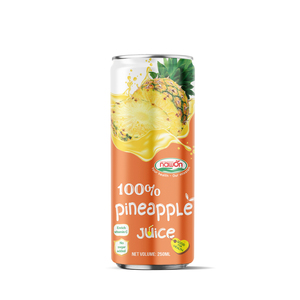 Bebidas de jugo de frutas 250ml Lata de aluminio de 100% Vietnam Mezcla de frutas tropicales Calidad Premium Nawon Bebidas de jugo al por mayor - Product Image 3