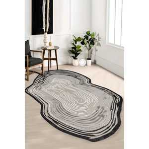 Alfombras Depot Cream Modern Amorf AR007 Alfombra Polipropileno Poliéster No cobertizo Fácil de limpiar Durable para dormitorio Estudio Decoración del hogar - Product Image 1