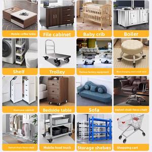 ล้ออเนกประสงค์, ล้อเลื่อน ล้อเลื่อนเงียบขนาด 1.5 <span class=keywords><strong>2</strong></span> 3 นิ้ว แบบอเนกประสงค์, ลูกกลิ้งนำทาง, รอกขนาดเล็กสำหรับรถเข็น - Product Image 6