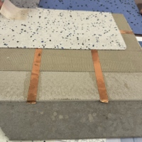 Dalles de sol antistatiques conductrices ESD modernes Asx pour laboratoire, atelier de production