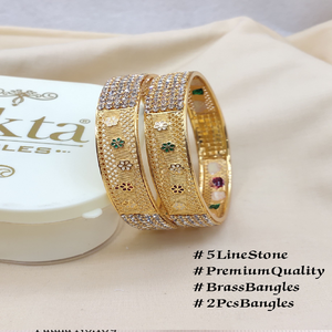 Brazaletes étnicos de latón para mujer, Kundan Meenakari diseño tradicional, joyería de boda india elegante a granel a precio de fábrica - Product Image 6