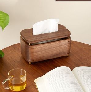 Boîte à mouchoirs en bois carrée personnalisée de qualité supérieure Meilleure conception tendance avec finition en bois de qualité de style fleur polie - Product Image 4