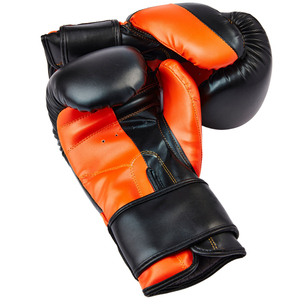 100% Guantes de boxeo de cuero PU de diseño personalizado originales Tamaños profesionales 8oz Edición de patrón impreso para adultos Artes marciales - Product Image 3