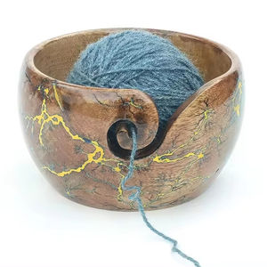 ชามไหมพรมลายไม้ไลเคนเบิร์กชามไหมพรมขนาดใหญ่ทำจากเรซิ่นสำหรับถักของขวัญที่ดีที่สุดสำหรับคุณแม่วันเกิดวันคริสต์มาส - Product Image 1