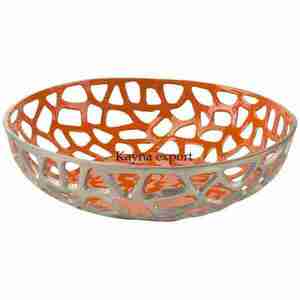 Cuenco decorativo grabado en metal artesanal Cuenco de latón de calidad premium para dulces y dátiles a precios reducidos - Product Image 3