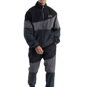 Conjuntos de Chaqueta Cortavientos para Hombre, Chaqueta Deportiva y Pantalones a Juego, Ropa Deportiva para Correr y Actividades al Aire Libre - Product Image 1