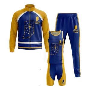 Conjunto Deportivo de Poliéster 100% Personalizado, Ligero, de Color Sólido, Informal, Transpirable, para Invierno - Product Image 2