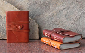 Ensemble de journal et stylo en cuir A5 avec logo personnalisé en gros, boîte cadeau, stylo, journal, planificateur, carnet - Product Image 6