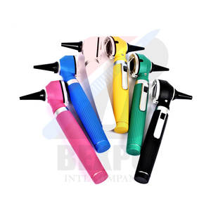 Mini otoscopio de fibra óptica ENT de diagnóstico conjunto disponible diferentes colores instrumento tamaño de bolsillo - Product Image 1