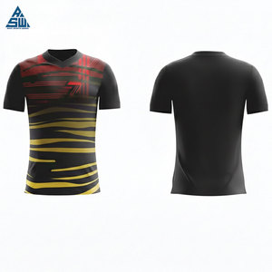 Conjunto de Uniforme de Fútbol de Primera Calidad, Secado Rápido, Transpirable, Manga Corta, para Hombre Adulto - Product Image 4