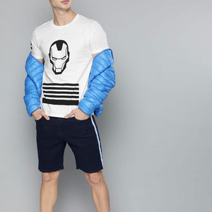 T-shirt à col rond en maille de haute qualité, vêtements décontractés pour hommes, streetwear, écologique, séchage rapide, impression personnalisée, prix de gros - Product Image 4