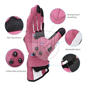 Meilleures ventes Nouvelle arrivée Gants de moto en cuir Design respirant - Product Image 2
