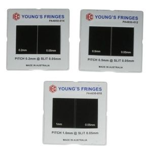 ชุดเครื่องมือวัดแสงแบบ 3 ชิ้นของ Young's Fringes - Product Image 1