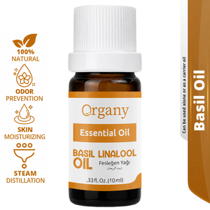 น้ำมันหอมระเหยโหระพาแท้ 100% จากตุรกี Ocimum basilicum กลั่นด้วยไอน้ำ ขายส่ง รับผลิตแบรนด์ส่วนตัว (OEM) สำหรับอโรมาเธอราพี นวดผ่อนคลาย และบำรุงผิว - Product Image 1
