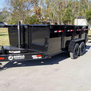 Remorque à benne basculante télescopique 7x14 IBeam avec côtés de 3 pieds (2) essieux 7K pour utilisation agricole composants de noyau de pneu d'engrenage disponibles neufs ou d'occasion - Product Image 1