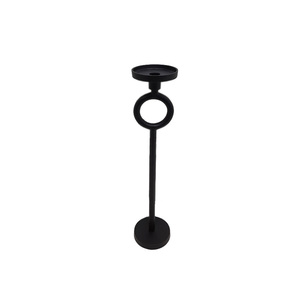 Nuevo soporte de pilar de vela de Metal decorativo acabado dorado para el hogar boda Navidad iluminación de mesa decoración hecha a mano a granel - Product Image 2