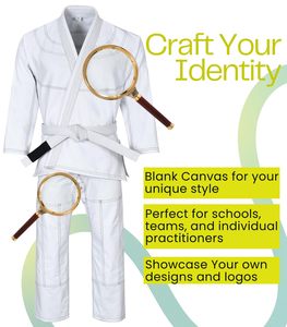 Kimono de Jiu-Jitsu brésilien léger pour l'entraînement professionnel en arts martiaux et les performances de championnat - Product Image 2