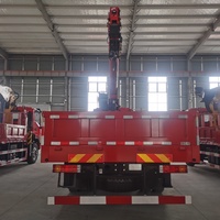 Grue montée sur camion Shacman de haute qualité, levage stable, machinerie de construction durable, idéale