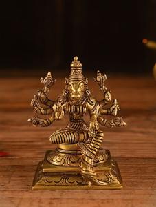 Sculpture en laiton unique et exclusive, figurine artisanale pour la maison, le bureau, la table, le salon, le temple, pièce d'art décorative - Product Image 2