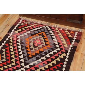 พรมวินเทจสไตล์ตุรกี ขนาดใหญ่พิเศษ 3.1x7.4 ฟุต ลายต้นไม้และพืชสีแดงส้ม - Product Image 5