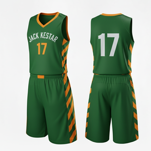 Uniforme de basket-ball personnalisable respirant grande taille Sublimation Impression professionnelle Écologique 100% polyester Étiquettes personnalisées - Product Image 4