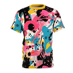 Camisetas ajustadas para hombre, sublimación personalizada con cuello redondo y mangas cortas, ropa deportiva de algodón 100%, estampado de ajuste Extragrande - Product Image 1