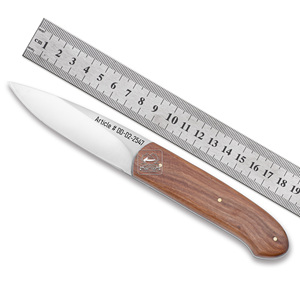 Tùy Chỉnh DD-D2-2545 Edc Săn Bắn Dao Handmade D2 Thép Màu Xanh Lạc Đà Xương Xử Lý Nổi Da Vỏ Bọc Ngoài Trời Nhuộm Handmade - Product Image 6