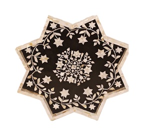 Bandeja de servicio con diseño moderno hecho a mano con resina con incrustaciones de madreperla para cocina, muebles para el hogar, utensilios de cocina de hotel al mejor precio - Product Image 5