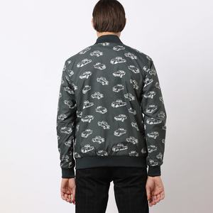 La mejor chaqueta bomber acolchada con estampado para hombre, chaqueta bomber de manga larga para hombre con estampado de bolsillo de alta calidad para hombre y mujer - Product Image 6