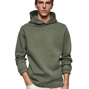 เสื้อฮู้ดดี้ผู้ชายแบบสวมหัว ไซส์ใหญ่พิเศษ สำหรับผู้ชาย รับสกรีนโลโก้ ผ้าซิลค์ซับใน 450gsm เสื้อฮู้ดดี้เรียบๆ ไม่มีลาย - Product Image 1