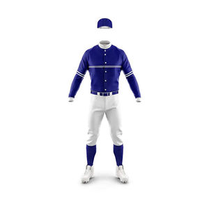Ventes chaudes Meilleures ventes Uniforme de baseball personnalisé avec logo pour hommes 100% polyester Vêtements décontractés Nouveau design Ensembles de maillots de sport - Product Image 4